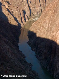 The Inner Gorge of Grand Canyon as seen from Tonto Point.