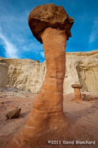 Rimrock Hoodoos ("Toadstools") in the Grand Staircase-Escalante National Monument.