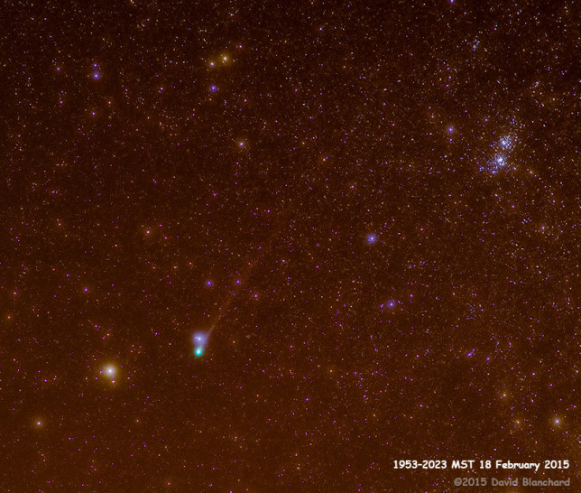 Comet Lovejoy: 18 February 2015.