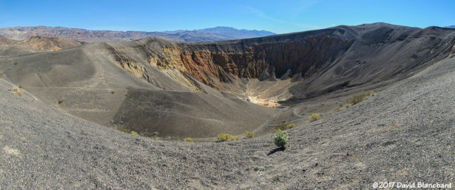 Ubehebe Crater panoramic composite.