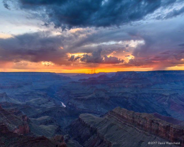 Twilight colors at Grand Canyon.