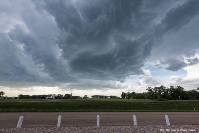 Thunderstorms develop near Chappell, Nebraska.
