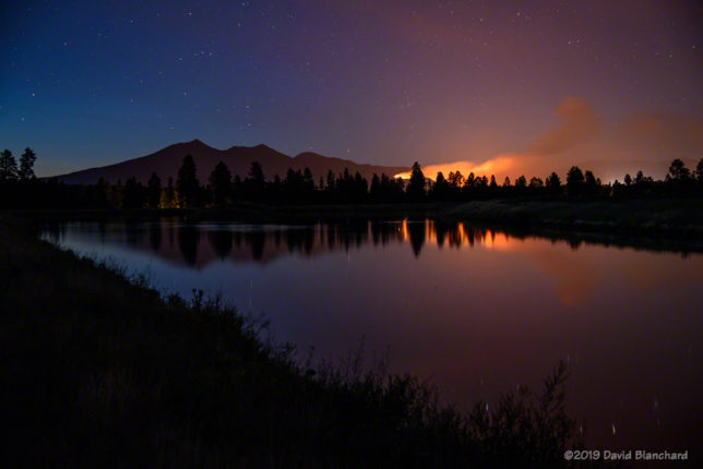 The Museum Fire burns in the San Francisco Peaks near Flagstaff.