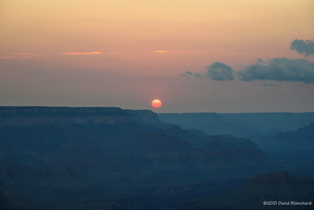 Sunset at Grand Canyon.