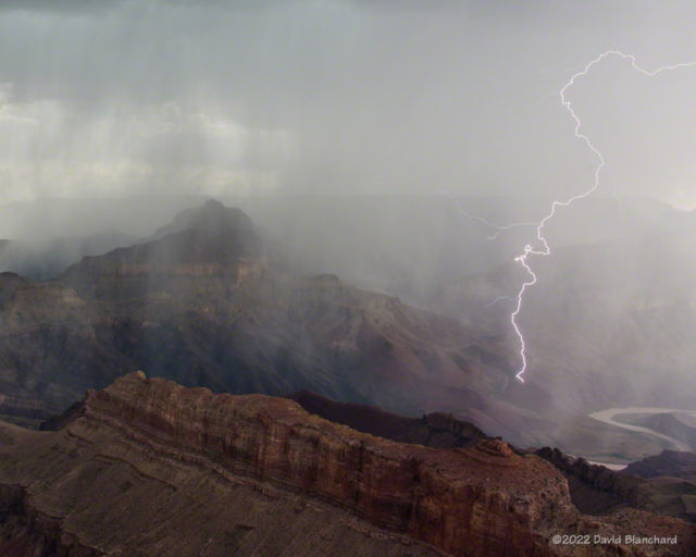Lightning at Grand Canyon.