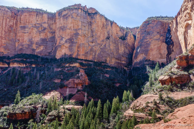 The view at the end of the trail in Boynton Canyon.