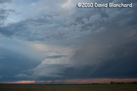 Supercell north of Brush, Colorado.