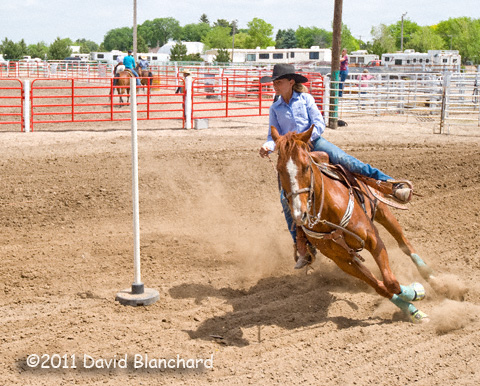 Colorado Junior Rodeo participant at Kit Carson County Fairgrounds.